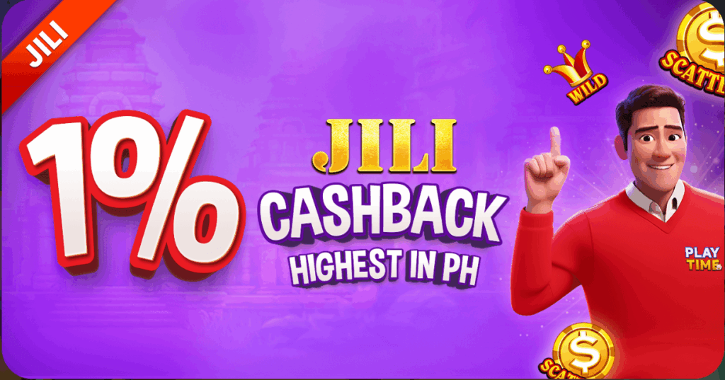 Jili 1% Cashback Bonus