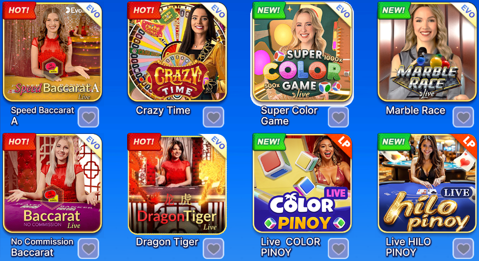 Live Casino Games