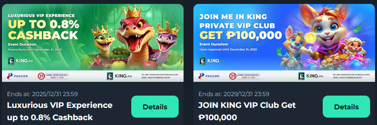 Cashback and VIP Promotions